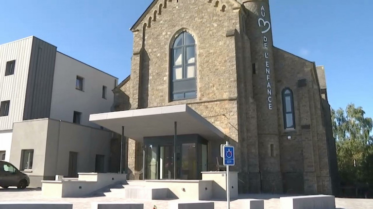 Bertrix: l'église des franciscains a été transformée en crèche