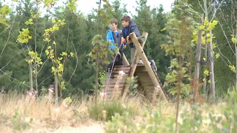 Bertogne. Une aire de détente au Bois de Fays