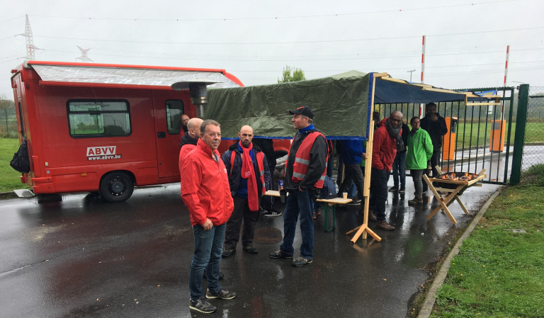 Bastogne : Grève chez Autover pour une revalorisation de la commission paritaire 100