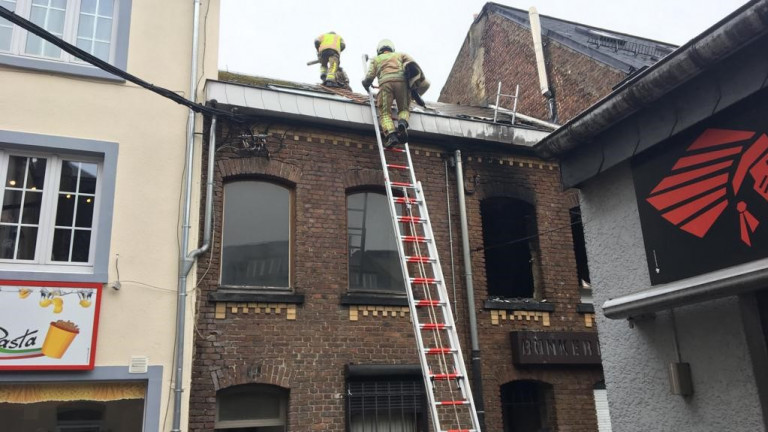 Incendie rue Lamborelle à Bastogne