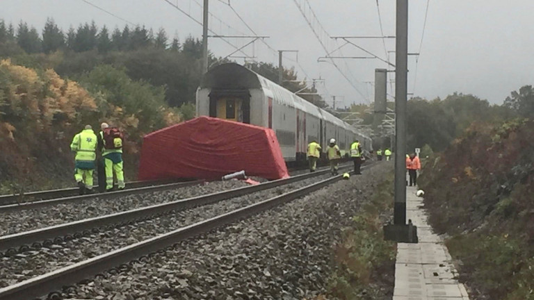 Incident mortel sur le rail à Longlier et circulation à l'arrêt