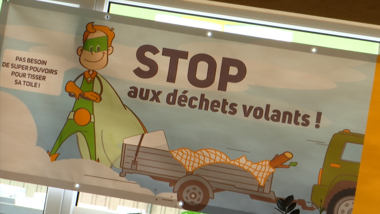 Une campagne pour rappeler le bâchage obligatoire des remorques
