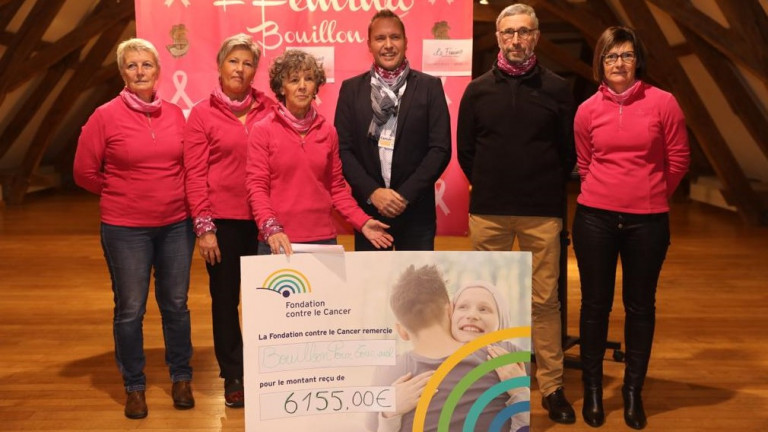 6.155 euros pour la Fondation contre le cancer