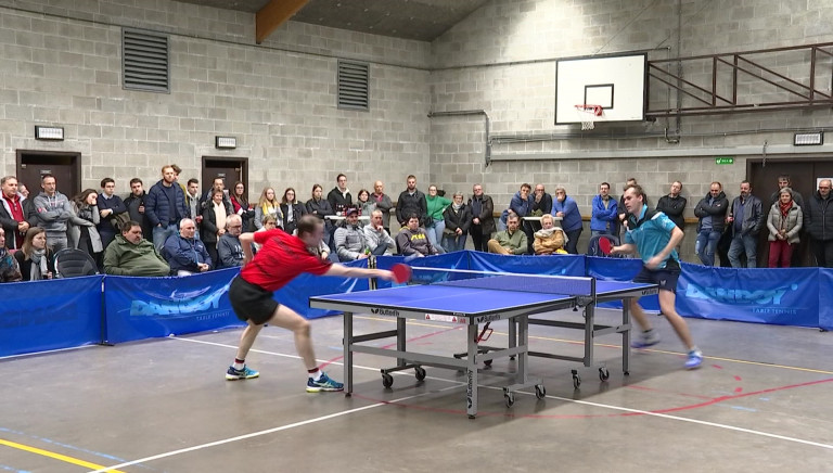 Tennis de Table. Du monde pour la rencontre Aye-Auderghem