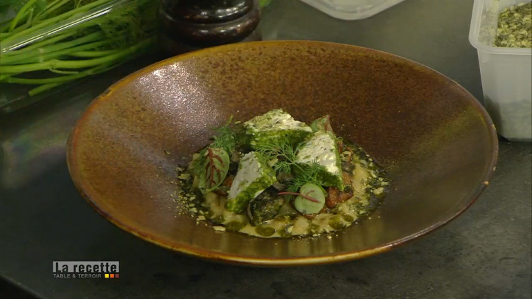 Célerisotto à la feta et aux petits gris