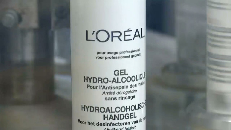 Coronavirus : L'Oréal Libramont produit 18 tonnes de gel hydro-alcoolique