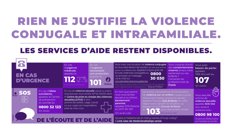 Services d’aide et d’écoute à votre disposition