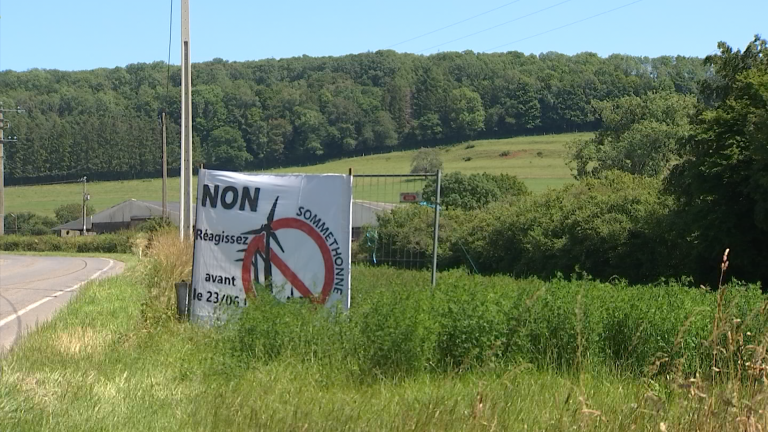 Des habitants de Meix-devant-Virton disent "non" aux éoliennes à Sommethonne