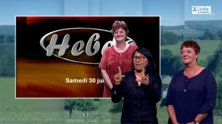 Annie Devos signe son dernier Hebdo traduit pour sourds et malentendants