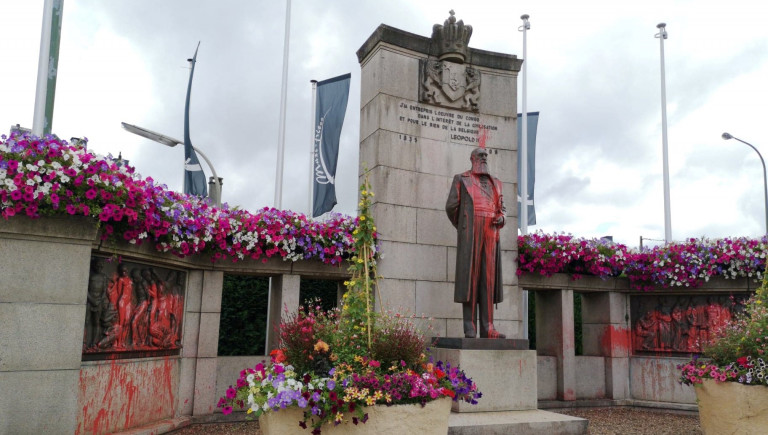 Arlon : la statue de Léopold II vandalisée