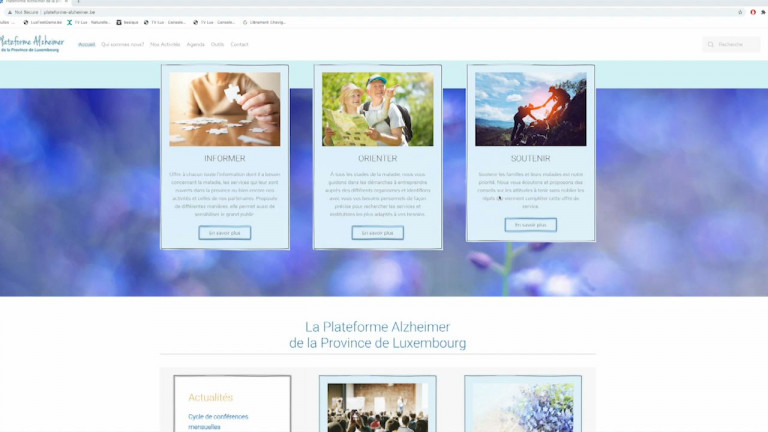 Nouveau site internet et visio-conférences pour la Plateforme Alzheimer