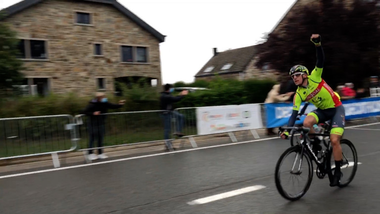 Tom Paquot, vainqueur de la 1ère étape de l'Arden Challenge