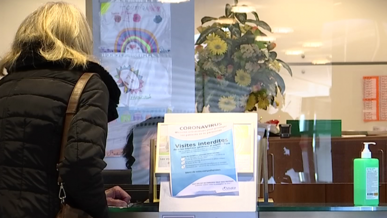 Visites suspendues dans les hôpitaux de Vivalia