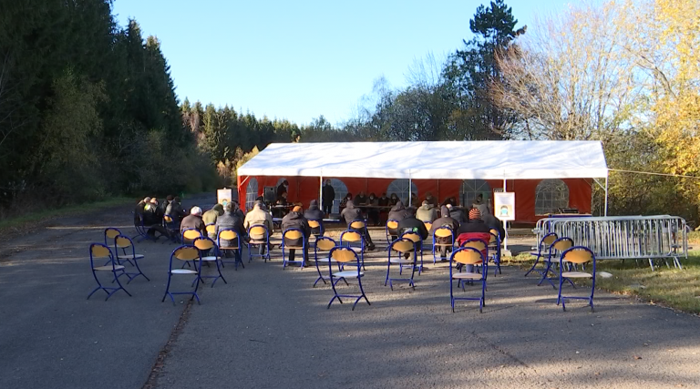 Vielsalm. La vente de bois publique s'est tenue... en extérieur