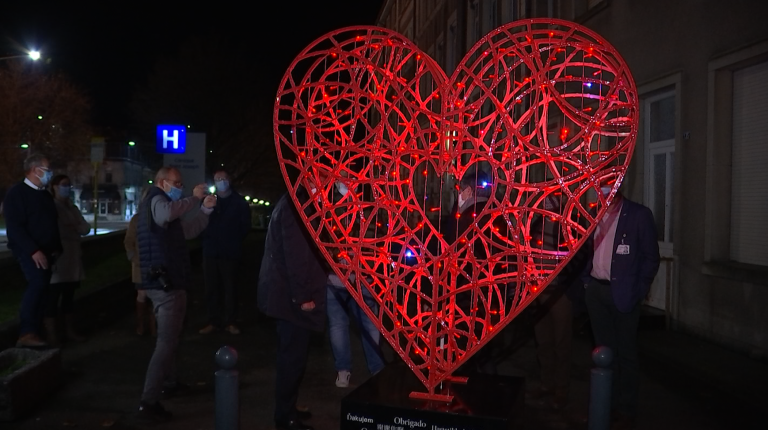 Arlon. Un coeur lumineux pour remercier le personnel hospitalier