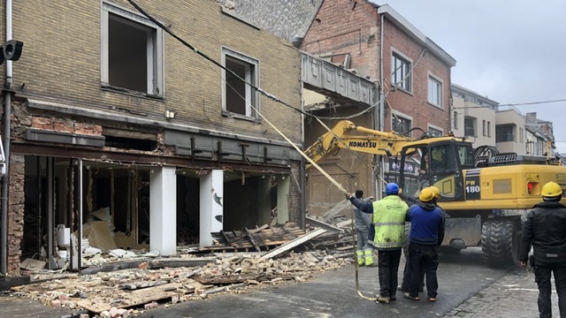 Bastogne. La démolition de l'ancien Blokker a débuté