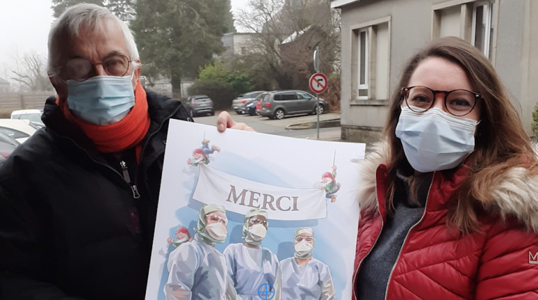 Arlon. Des affiches pour remercier le personnel soignant