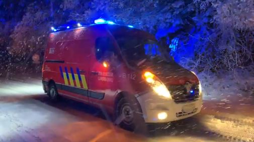 Entre pluie et neige. Week-end chargé pour les pompiers 