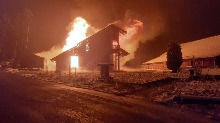 Nouvel incendie au Ranch Don Diego (Harre-Manhay)