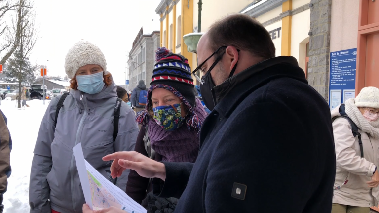 A Libramont, les touristes sont guidés dès leur arrivée en gare