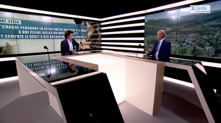 Courard : "Un nouvel article de la Constitution important en faveur du handicap"