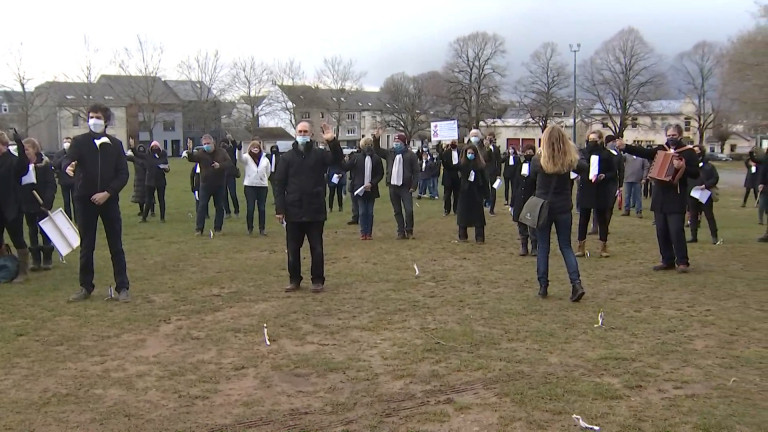 Arlon : manifestation "Avocats pour le climat"