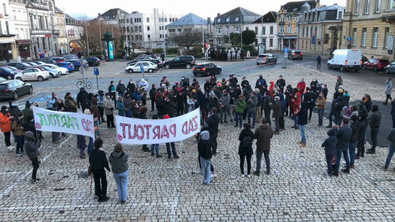 Arlon. Manifestation de soutien aux zadistes