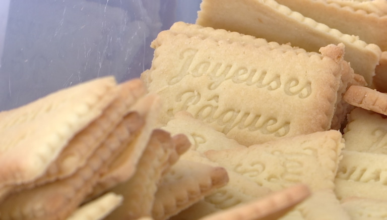 Original à Frassem: la biscuiterie "Ohlala c'est bon" propose des paniers de Pâques