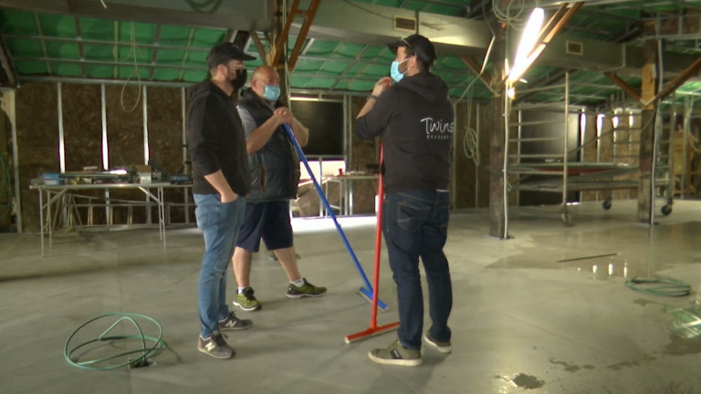 Stockem : une salle de réception à la Sablonnière