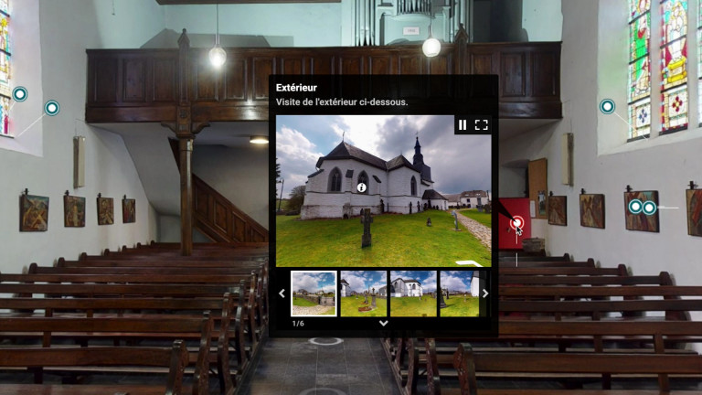 Libramont : trois églises et chapelle à découvrir en 3D