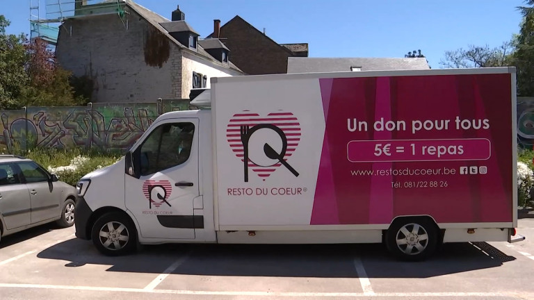 Wellin reçoit le food-truck des restos du coeur tous les mardis