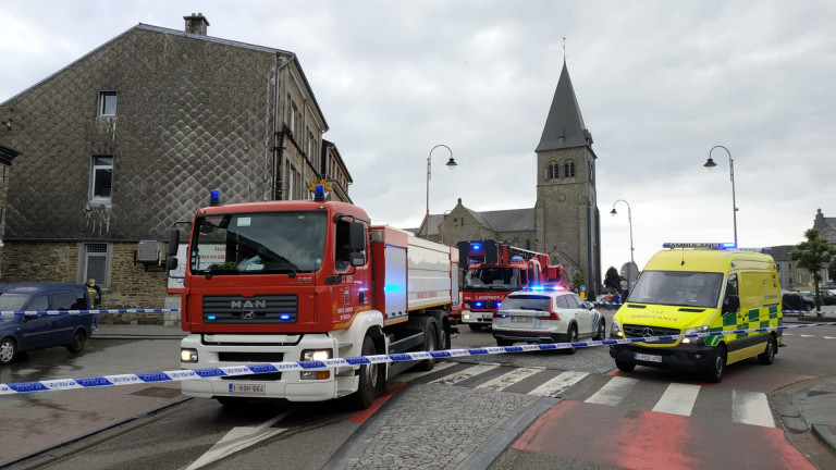 Bertrix. Incendie dans un immeuble à appartements en centre-ville