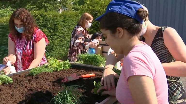 Stockem : un jardin, véritable outil pédagogique à l' Ecole d'enseignement spécialisé