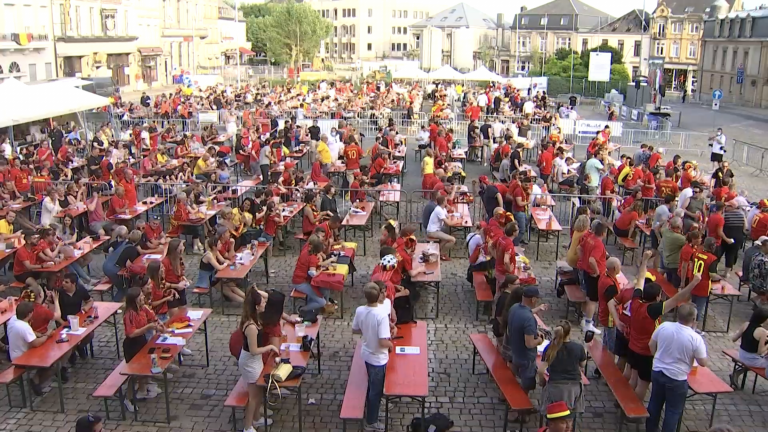 Arlon. Les supporters ont eu chaud pour les Diables rouges