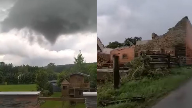 Houffalize : une tornade dévaste une ferme à Bernistap