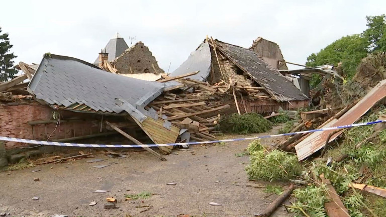 Une tornade détruit la ferme-château de Bernistap