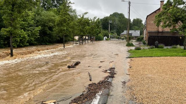 Inondations : plan d'urgence déclenché à Nassogne