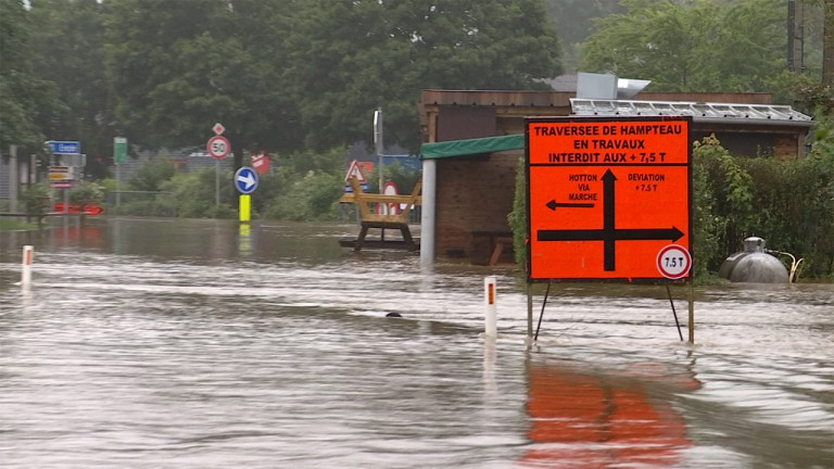 La cellule de crise provinciale dresse un premier bilan post-inondations en province de  Luxembourg