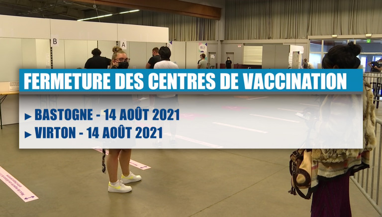 Fermeture des centres de vaccination. Seul Libramont restera ouvert