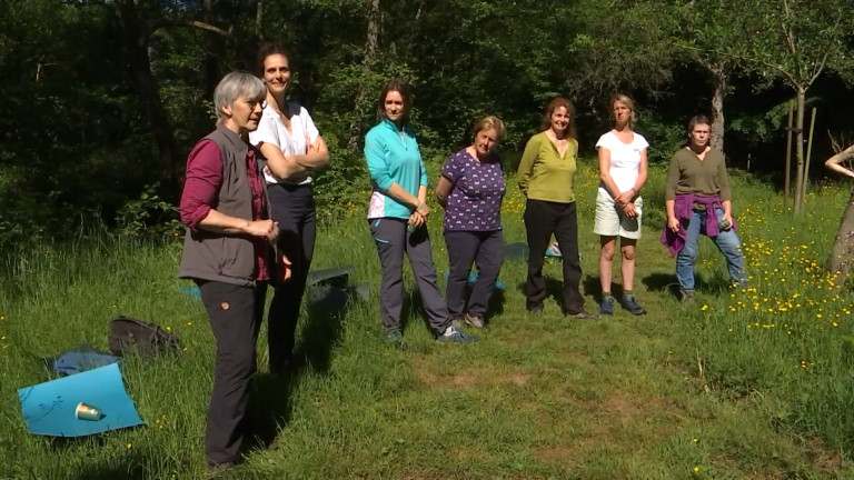 Des soignants se forment et se ressourcent en pleine nature