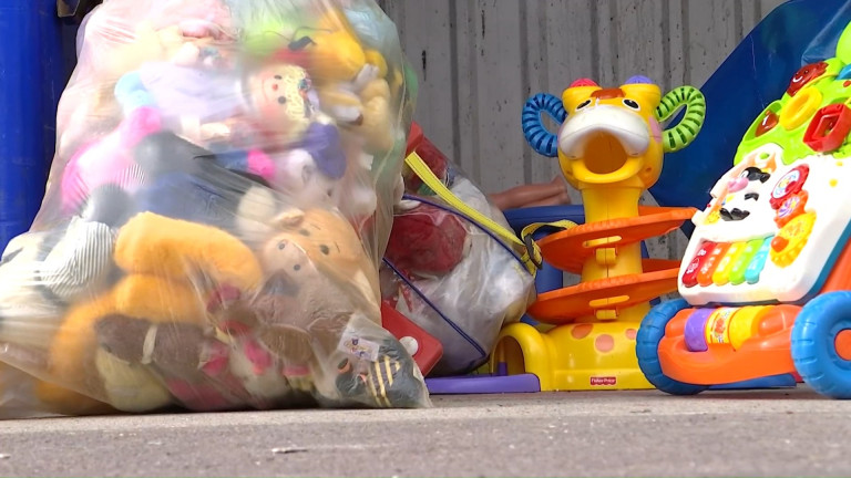 Belle collecte de jouets dans les Recyparcs