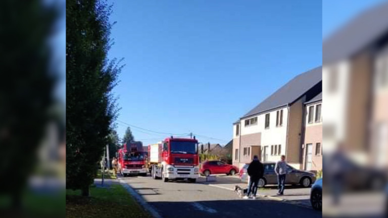 Incendie au rez-de-chaussée d'un appartement à Recogne