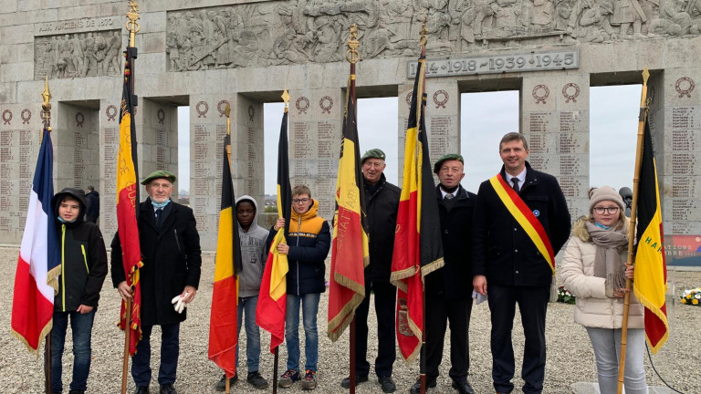 Le conseil des enfants de Neufchâteau se souvient à Saint-Quentin