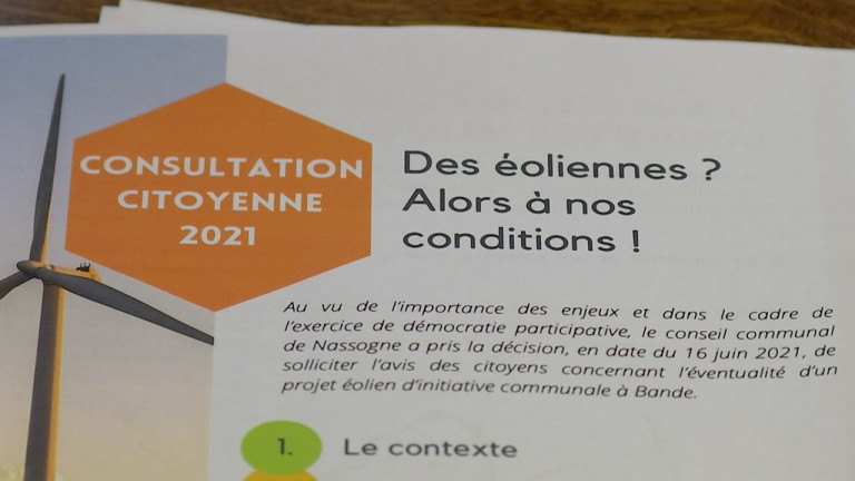 Nassogne : pour ou contre l'encadrement par la commune des projets éoliens ?