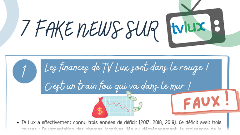 7 fake news sur TV Lux !