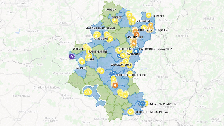 Carte éolienne : voici les projets en province de Luxembourg