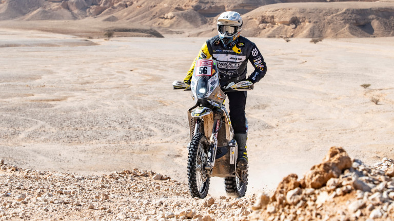 Jérôme Martiny termine son premier Dakar !