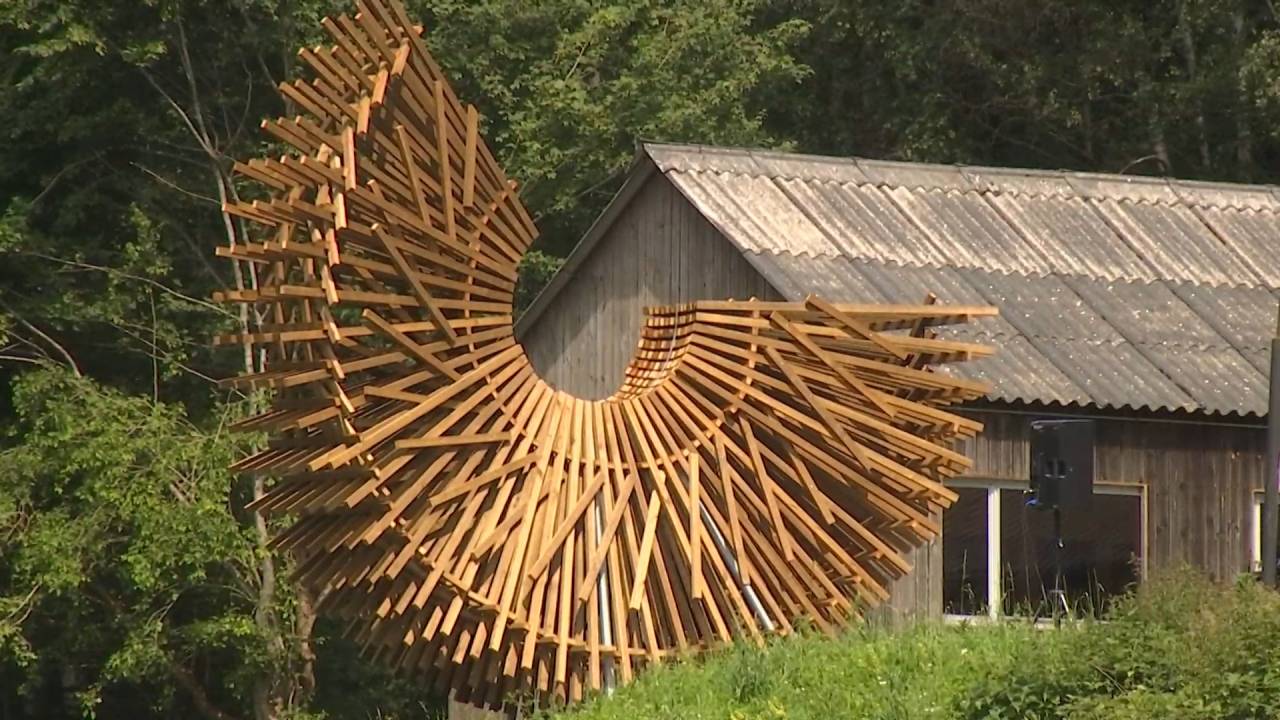 Nassogne et Artesio ont inauguré le LAN, pour Land Art Nassogne, nouveau pôle d'art contemporain