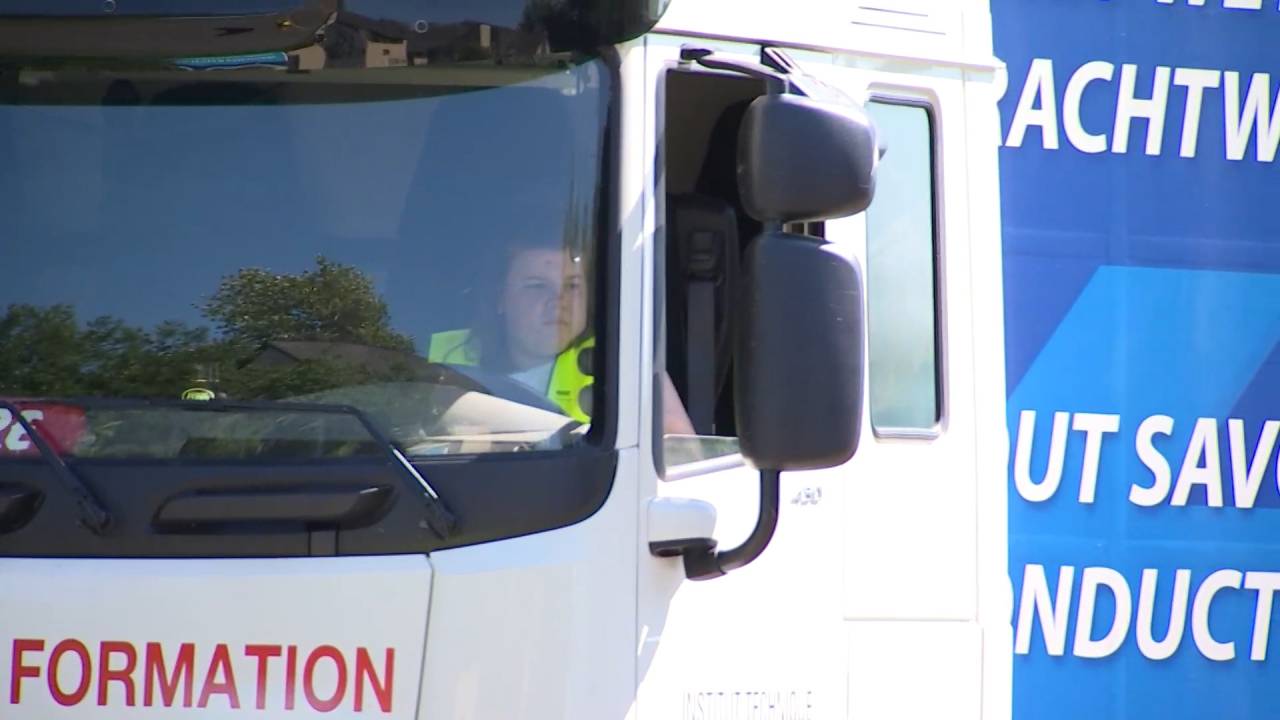 Arlon. L'ITELA forme des chauffeurs poids lourds. Le secteur manque de bras