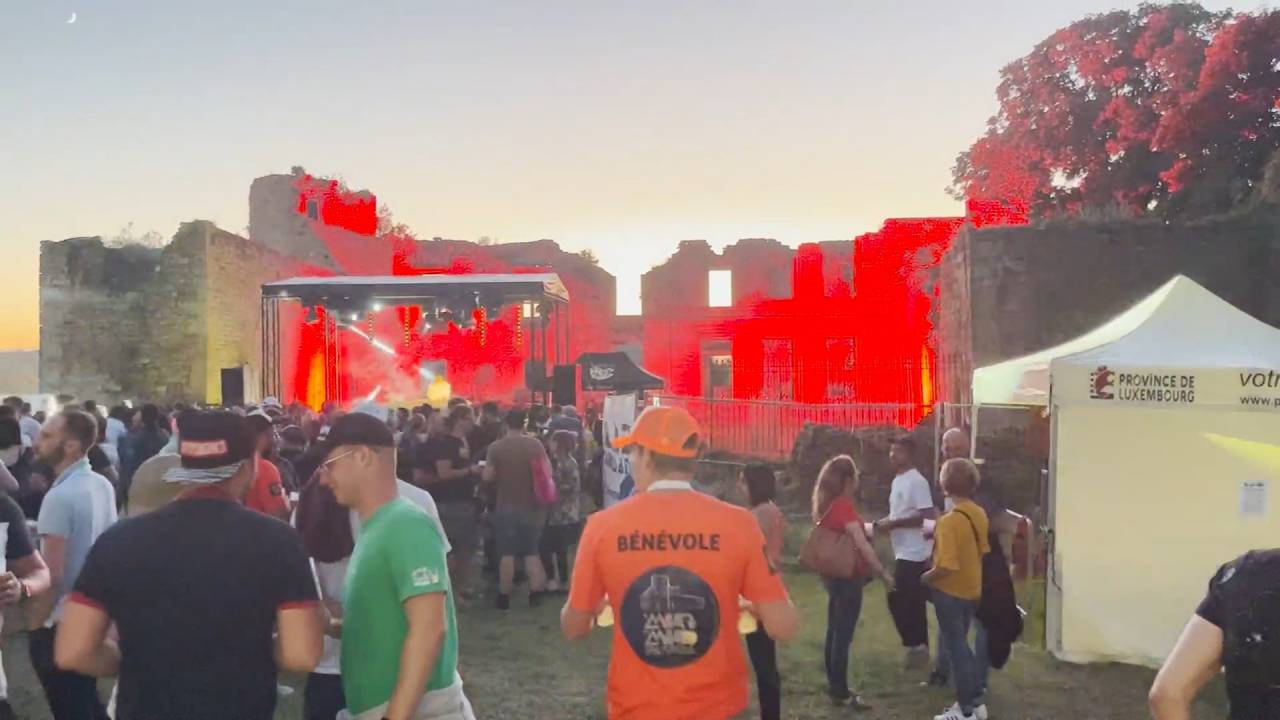 Le château de Montquintin pour le premier festival techno Murmur,100% techno belge